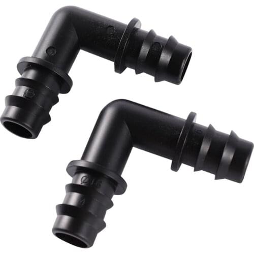 1/2" hose water pipe elbow joint miniature irrigation water connector 90 degree angle elbow joint water hose 10 pieces