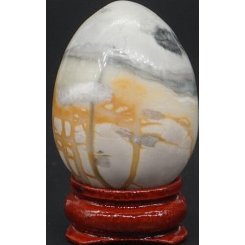30*40MM Picasso Jasper Egg Nice Gemstone Crystal Mineral Healing Ball Home decoration accessory Kegel Massage Yoni Egg