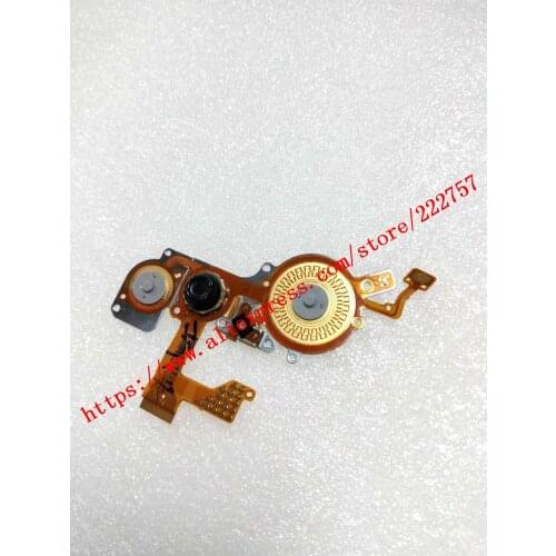 Camera repair parts for Canon 7D back cover Rear Shell Menu Button Cable flex with joystick unit second hand