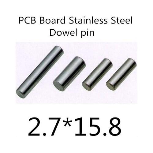 200pcs/lot High Quality 2.7mm stainless steel pcb board dowel pin length 15,8