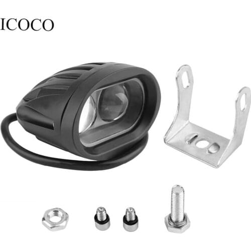 4D 20W 6500K 8000lm LED Work Light Bar Lamp for Driving Truck SUV Off Road Car Spot Light 10V-30V