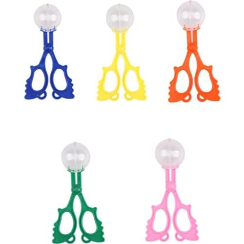 5pcs Bug Insect Catcher Scissors Tongs Tweezers Clamp Kids Toy Handy Scoopers Tool For Children Toy Plastic Tongs Tweezer
