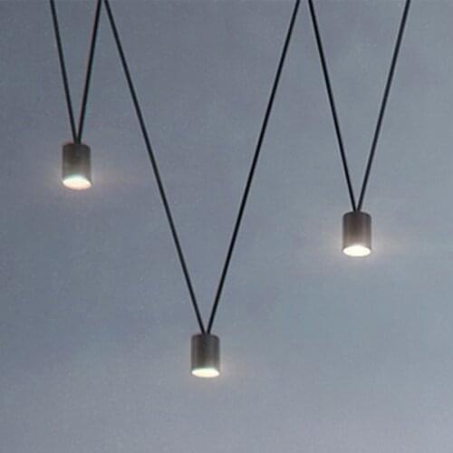 Nordic front desk DIY line chandelier Restaurant Bar aisle exhibition hall model room personalized geometric Chandelier