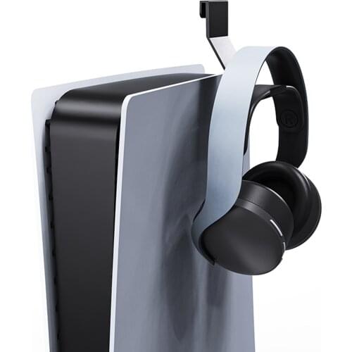 New 2pcs Headphone Holder Wall Mount Stand Bracket Hanger For PS5 Console Headset For Playstation5 Game Console Accessories Hot