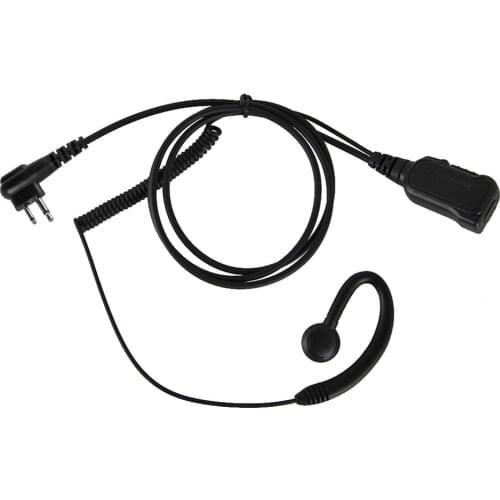 Two way radio headset earpiece earphone D shape security headset for Motorola CP040,CP200,GP300 CLS1110, CLS1410 walkie talkie