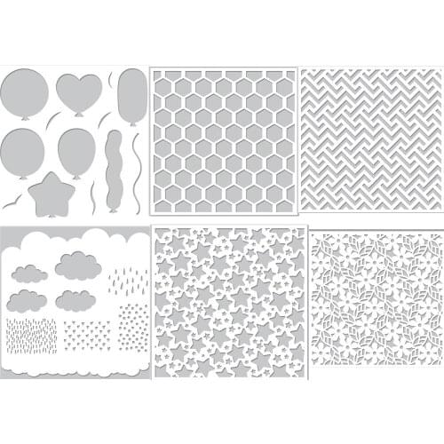 Background Mask Stencil /Seal for DIY scrapbooking/photo album Decorative clear stamp sheets A481