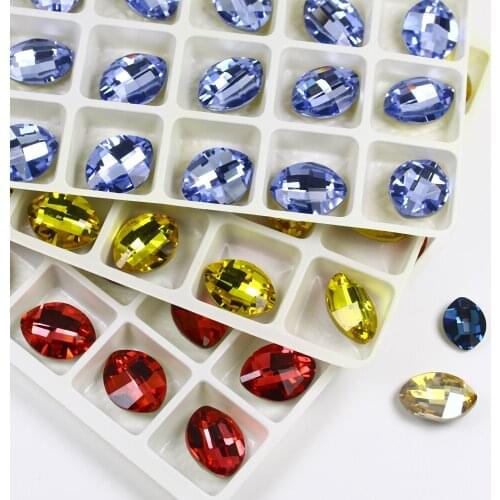 Crystal Pointed Back Fancy Stone k9 Crystal Diamond For Clothes Shoes Brooch Jewelry Craft DIY Stone Shines Glass Gift For Wife