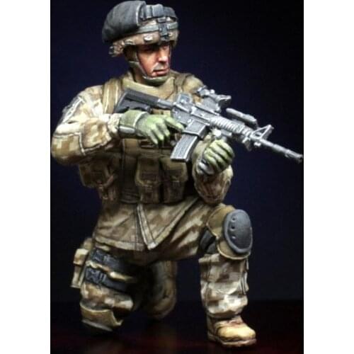 1/35 scale modern military tactics posture miniatures Resin Model Kit figure Free Shipping
