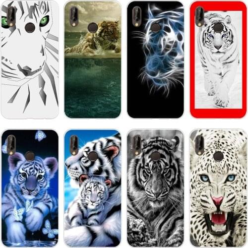 59H Tigers Soul Soft Silicone Tpu Cover Case for huawei p 20 lite pro y6 2017 mate 10 lite