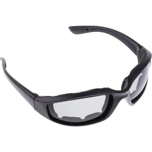 Motorcycle Riding Glasses Goggles UV Protection Windproof Motocross Sunglasses with Smoke Lens for Outdoor Cycling Driving