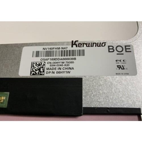 New original Screen for NV140FHM-N47 7480 7490 NV140FHM 14.0" IPS 1920*1080 Narrow Edge 100% compatible