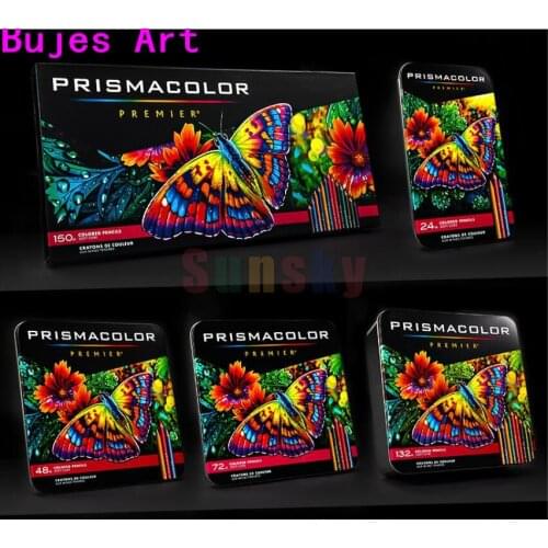 Original 12 24 36 48 60 72 132 150 color USA lapis de cor artist sanford prismacolor pencil Cor do Chumbo sketch color pencil