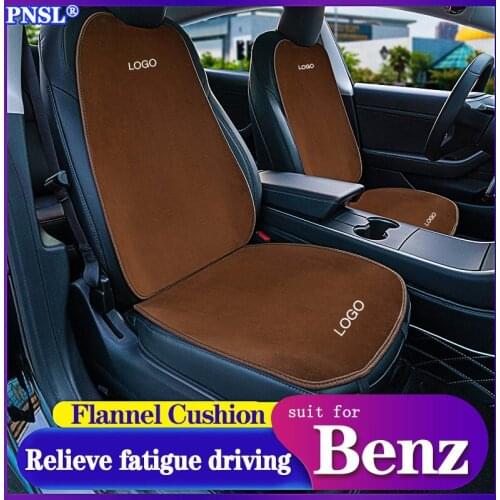 PNSL car Seat Cover Protector Front Rear Seat Backrest Cushion Pad Mat for Benz A B C E M R SV CLA GLA class series