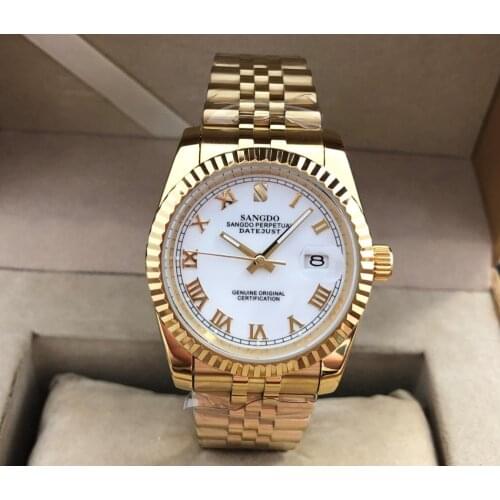 36.5mm luxury watch Automatic Self-Wind movement High quality Mechanical watches Automatic date Mens watch sd301-s8