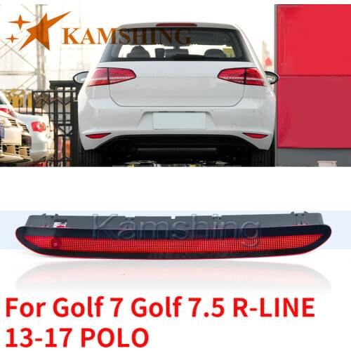 CAPQX For Golf 7 Golf 7.5 R-LINE 13-17 POLO Rear High-mount Stop Lamp Brake Light 3rd Third LED Additional Brake Lamp 5GG945087C