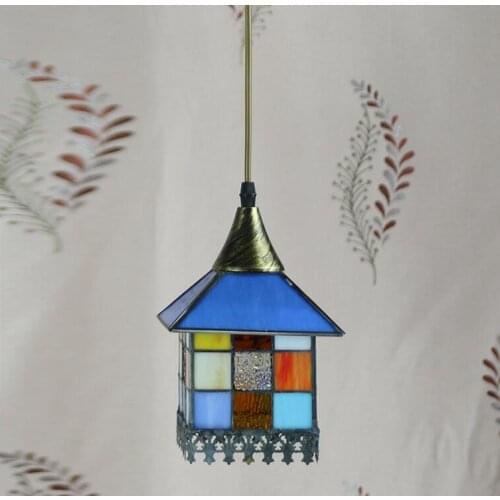 Light creative Mediterranean pendant light restaurant in front of the hotel cafe bar small aisle entrance pendant lamp DF33