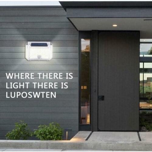 Outdoor Garden Lighting Emergency Light LED Solar Energy-saving Wall Light PIR Motion Sensor Wall Light Outdoor Lighting Fixture