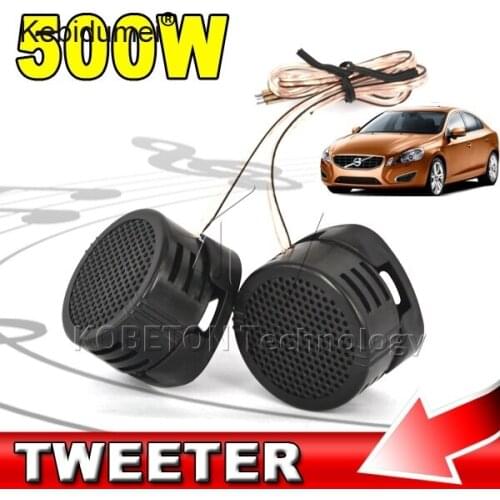 Kebidumei 2PCS/lot Universal High Pitch Loudspeaker 500W Super Power Dome Tweeter Car Speaker Mini Loudspeaker for Car