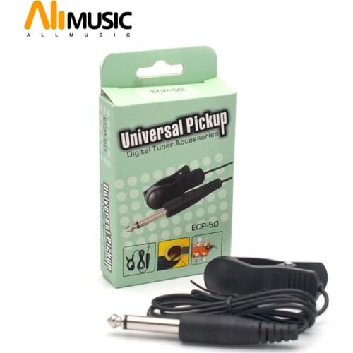 1PCS Acoustic Guitar Clip-line Pick up Pickup Cable Built-in Vibration Sensor With 6.35 Jack