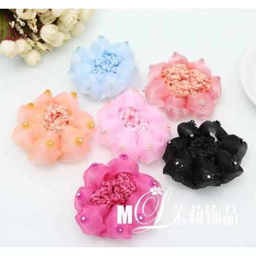 Beautiful Bun Cover Snood Women Hair Net Ballet Dance Skating Crochet Fanchon Rhinestone Styling Headwear Accessories