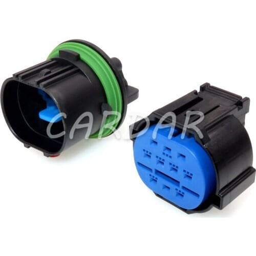 1 Set HP406-10021 HP481-10021 10 Pin Universal Automotive Headlight Connector For Kia Car Waterproof Electrial Auto Socket