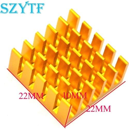 10pcs/lot 22*22*10MM High-quality CPU cooler heatsink routing chip cooling