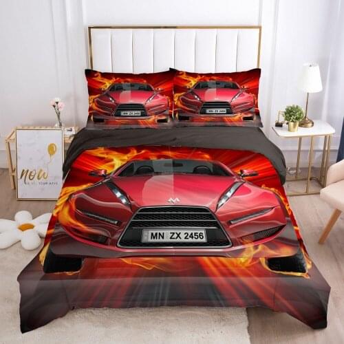 3D Bedding Set Duvet Cover Sets Quilt Covers Pillowcase(s) Blanket Case Bed Linens Cartoon Twin Double Size Bedclothes