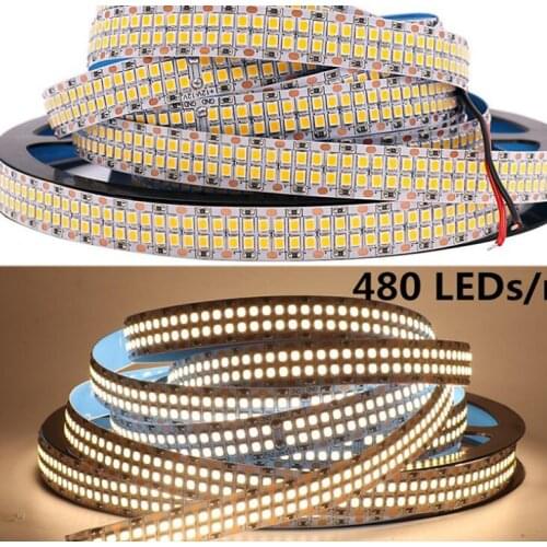5m/roll 2835 SMD 480leds/m DC12V led flexible strip;15mm PCB ;white PCB;non-waterproof;IP20