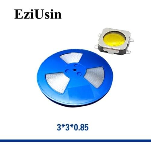 5000pcs In Tape One Reel TS-A021 Membrane Micro Switch 3*3*0.85 Tactile Tact Push Button SMT With Lid