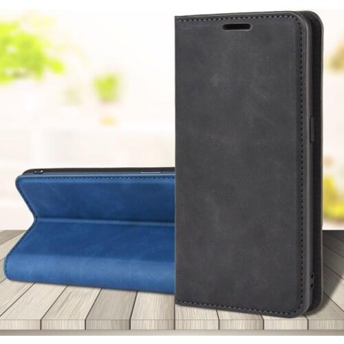 For OnePlus 7T /7T Pro Advanced Comfortable Feel Double Magnetic Flip Card Slots Stand Wallet One Plus Phone Leather Case Cover