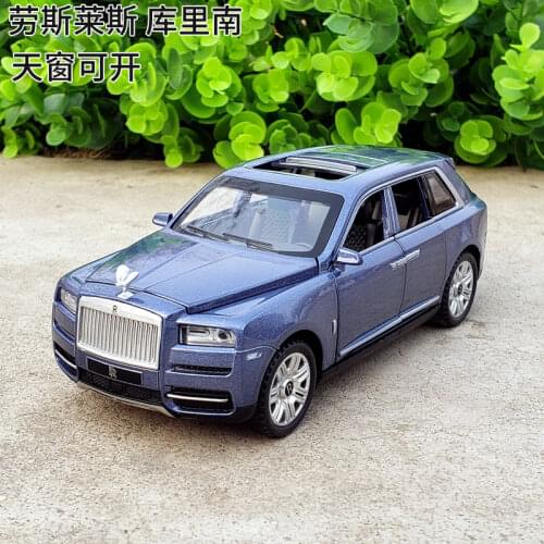 1:32 Scale Diecast Collection Car Model For TheRolls-Royce Cullinan Luxury Super SUV Metal Alloy Off-Road Toys Vehicle