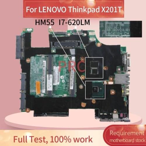 63Y1751 For LENOVO Thinkpad X201T I7-620LM Notebook Mainboard 09236-1 QM57 DDR3 Laptop motherboard