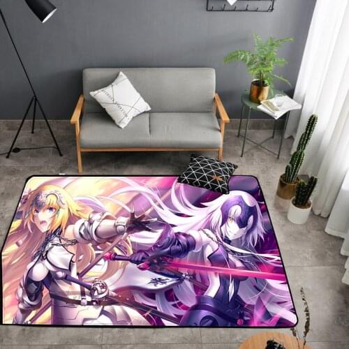 Cartoon Fate Grand Order Fate stay Night Door mat Rug Carpet Floor Bedroom Doormat Non-slip Mat Cartoon Gifts