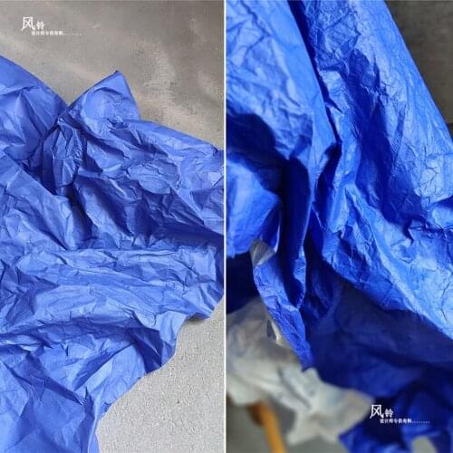 Dupont Tyvek Paper Waterproof Clothes Blue Breathable Backpack Bag Wrap DIY Handcrafts Coat Dress Designer Fabric