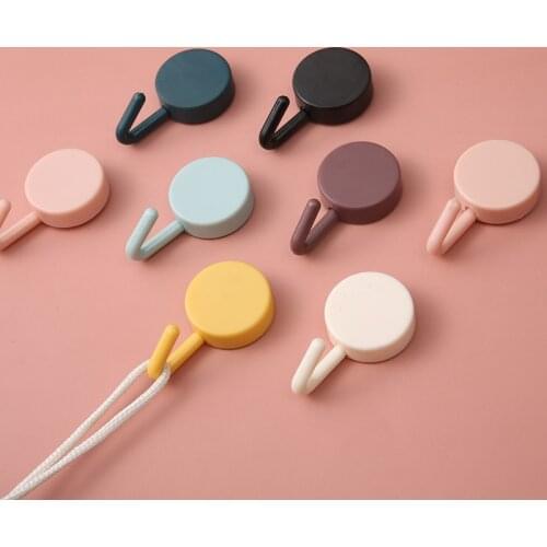 Wall Hooks Strong Transparent Suction Cup Sucker Hanger Kitchen Bathroom Multi Use Adhesive Hook Door Traceless Organizer