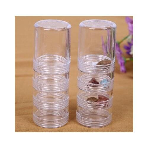 10g 4 conjoined Transparent plastic cream Bottle makeup cosmetic organizer Jewelry sample Travel portable Trial Pack storage box