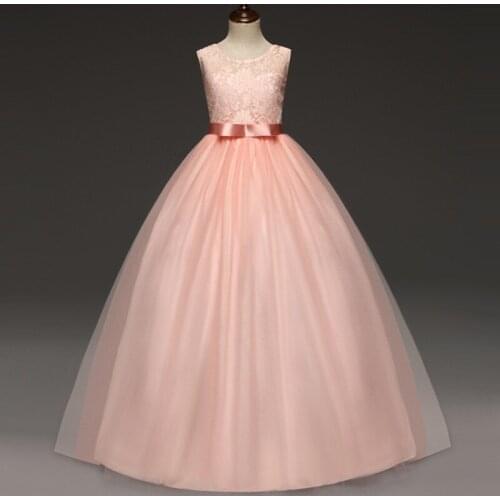 Teenage Dress Christmas Party Children Clothes Girl Dresses Long Formal Prom Gown for Kids Girls Clothing Wedding Party Tutu