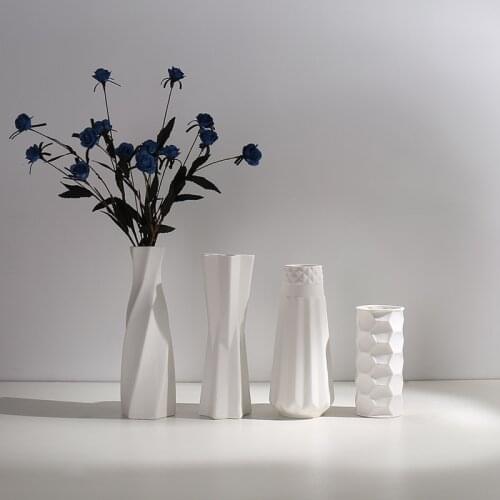 Simple Ceramic Dry Flower Small Vase Fresh Stars Hydroponic Ornaments Cabinet Home European Vases Decoration Accessories Modern