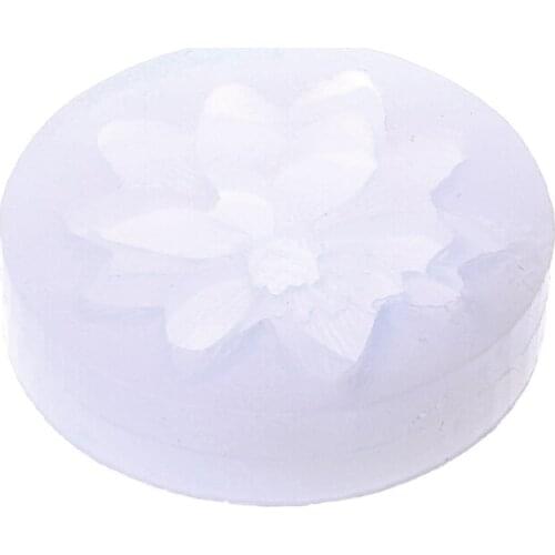 DIY Silicone 3D Flower Moulds Mold Resin Jewelry Pendant Making Tool Crafts New X7YC