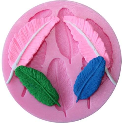 Feather Silicone Cake Mold Fondant Silicone Mold C054