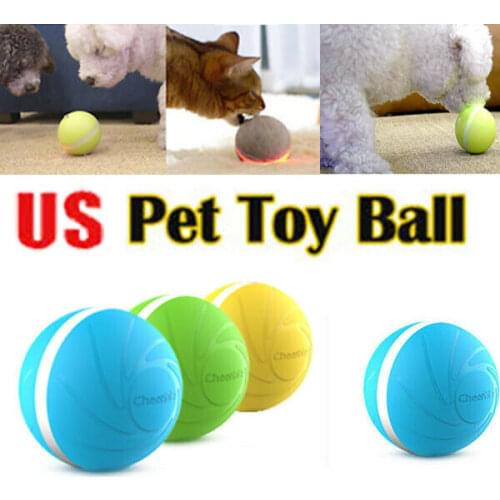 Pet Dog Toys Wicked Ball New Design Pet Dog Cat Toy RGB LED Lights Interactive Toy Electric Companion