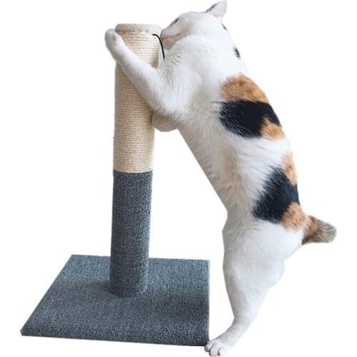 Assemble Cat Scratching Frame Cat tree Color-match Scratching column grinding claw with Ball Cat Toy Pet Supplies Cat Frame