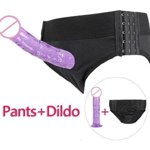 Wearable Strapon Penis For Lesbian Adjustable Panties Super Huge Big Dildo With Suction Cup Sex Toys for Woman Dildos Pants