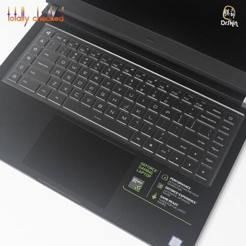 Ultra thin TPU laptop Keyboard Cover Skin Protector For Xiaomi Mi Gaming Laptop 15 15.6 inch GTX 1060