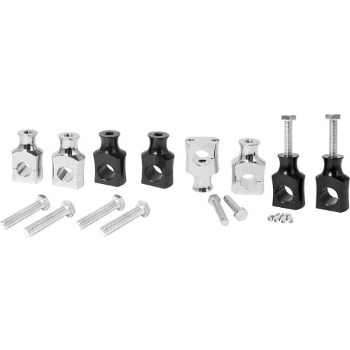 Universal Motorcycle 7/8'' / 1'' Handle Bar Riser Clamp Motorbike Repalcment Parts, Provide Suitable Height