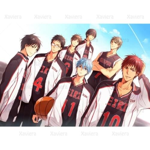 5D Diamond Painting Japanese Anime Kurokos Basketball Diy Full Diamond Cross Stitch Home Decoration Room Rhinestone Embroidery