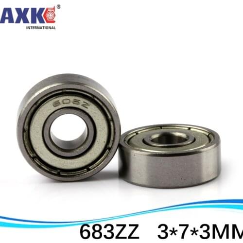 683ZZ L-730ZZ 3x7x3 mm Deep groove ball bearing Miniature bearing High quality 683 683Z S683ZZ 3*7*3