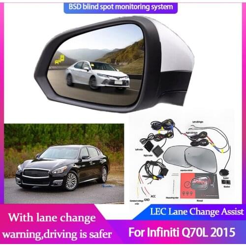 Car Blind Spot Mirror Radar Detection System for Infiniti Q70L 2015 BSD Microwave Blind Monitoring Assistant Driving Security
