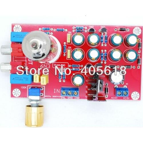 Buffer 6N3 Tube power Pre-amplifier board 450V/220UF