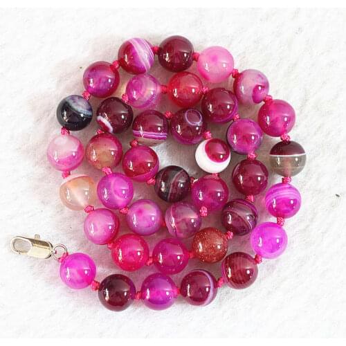 HOT Rose red stripes agat natural stone carnelian onyx 6mm 8mm 10mm 12mm round loose beads diy necklace 18"B647